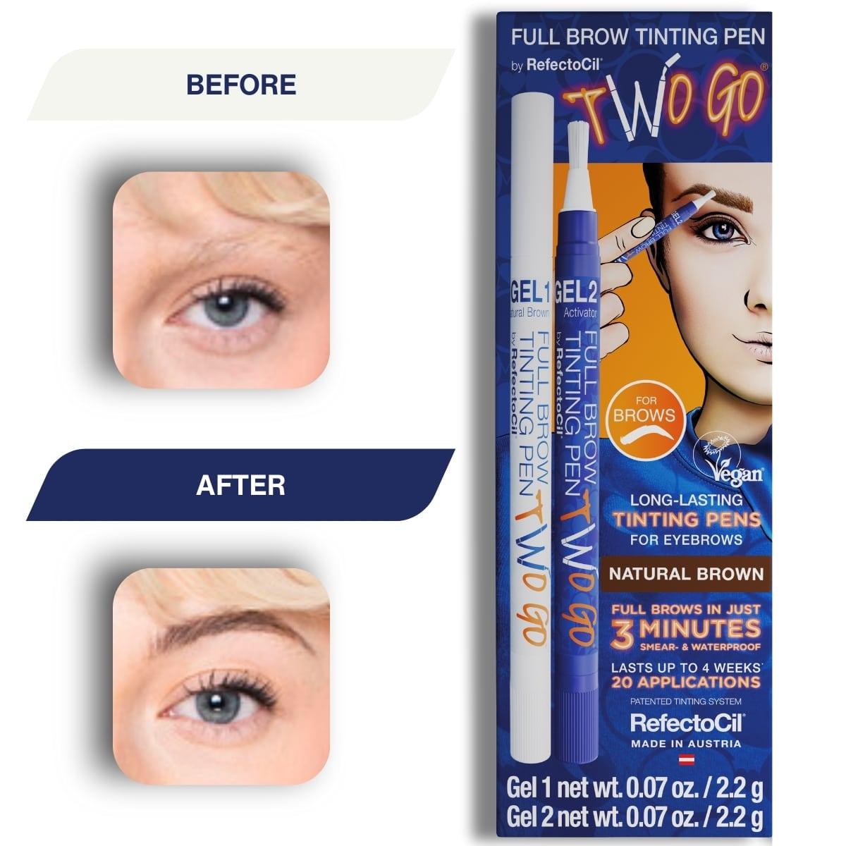 Refectocil Brows TWO GO by RefectoCil - Long-Lasting Eyebrow Tint Pens | Free Shipping ...