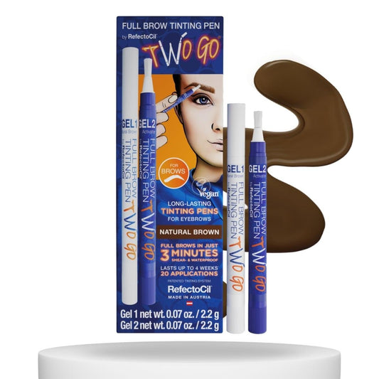 Full Brow Tinting Pen Natural Brown Two Go by Refectocil